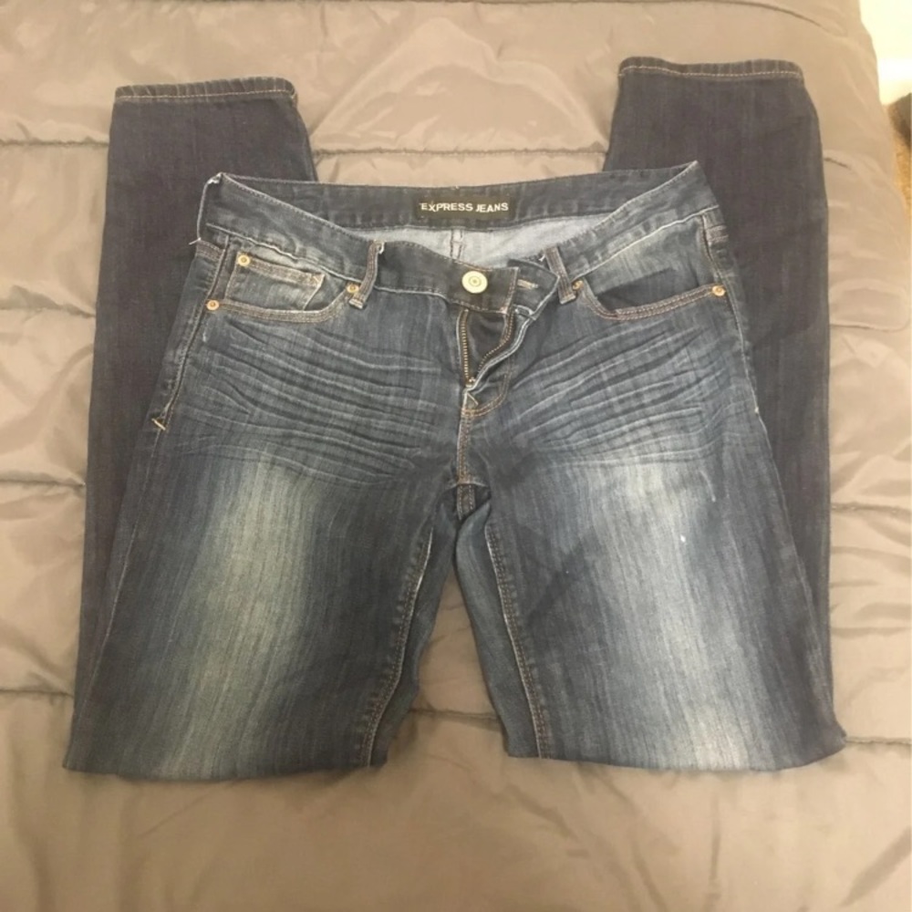 Express Skinny Jeans low rise size 6R